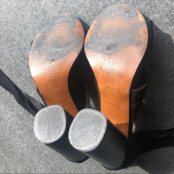 TOPSHOP | Suede Wrap-Arounds - Picture 5 of 8